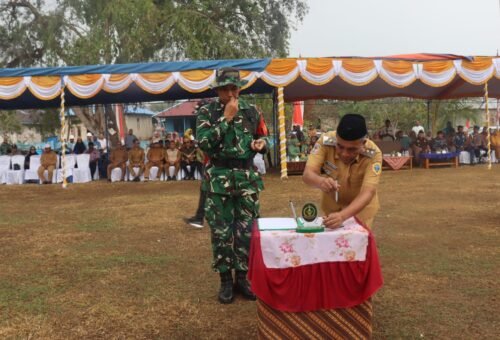 Pembukaan TMMD ke-130 Kodim 1512/Weda di Pulau Gebe Oleh Wakil Bupati Halteng