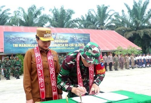 TMMD ke-130: Fokus Pembangunan Infrastruktur di Desa Amboyo Selatan