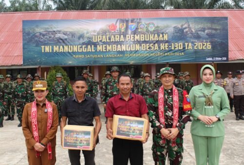 TMMD ke-130: Sinergi Pembangunan Infrastruktur dan Ketahanan Pangan di Landak
