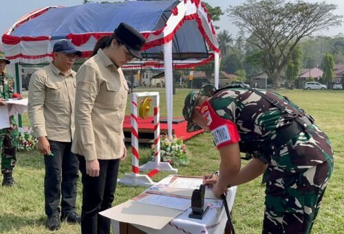Pembukaan TMMD ke-130, TNI dan Pemerintah Kabupaten Poso Bersinergi dalam Pembangunan Desa