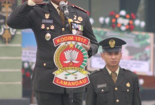 Upacara Peringatan HUT ke-81 TNI di Lamandau
