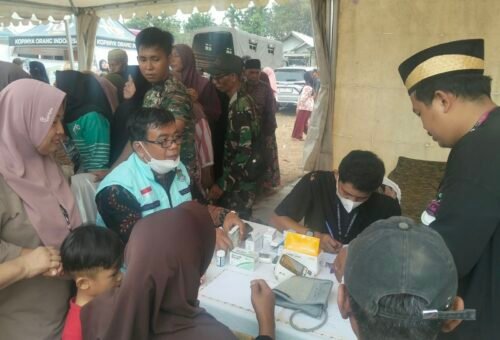 Kemeriahan Pengobatan Gratis dalam TMMD ke-130 di Tigaraksa