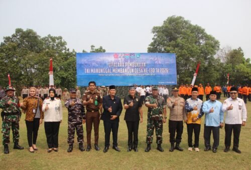 Semangat Warga Kandang Limun di Acara Pembukaan TMMD ke-130