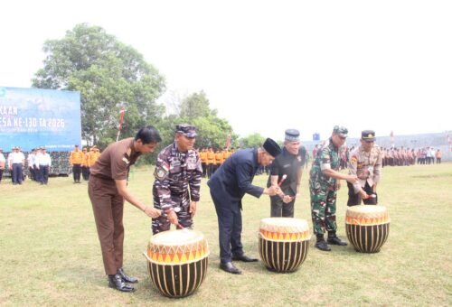 Pembukaan Program TMMD ke-130 di Kelurahan Kandang Limun oleh Wali Kota Bengkulu