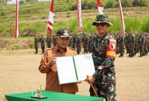 TMMD ke-130 Resmi Diluncurkan, Bupati Malang Serahkan Tugas kepada Dandim 0818